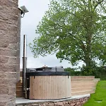 Tatil Evi Owls Nook Barn, Luxury Barn With Hot Tub & Sauna